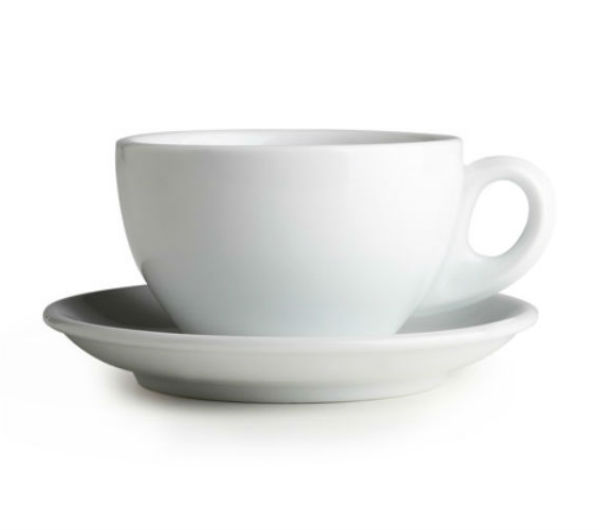 "PALERMO" Latte cups 290ml - white